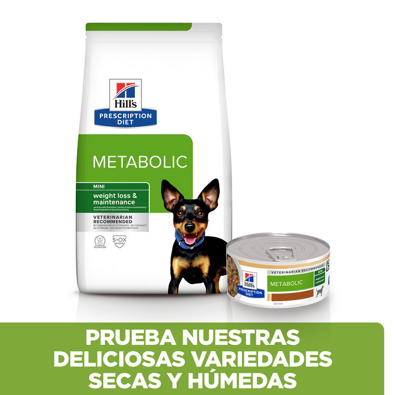 Hill’s Adult Mini Prescription Diet Metabolic Estofado de Pollo y Verduras para perros, , large image number null